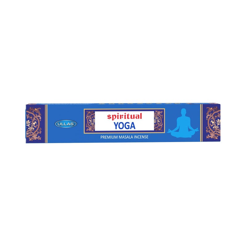 Ullas Spiritual Yoga Agarbathi Premium Masala Incense Sticks with Woody Fragrance , 180 Incense Sticks - Image 2
